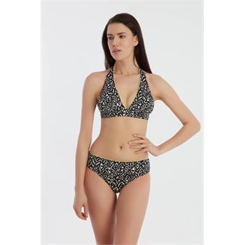 Sunset geniş üçgen bikini - siyah