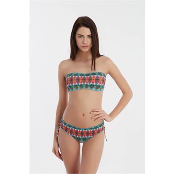 Sunset straplez bikini - karışık