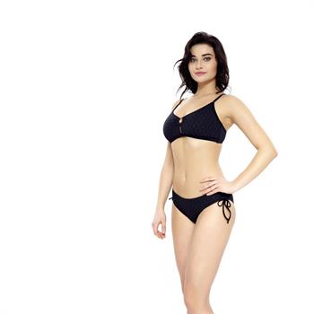 Argento toplayıcı bikini - siyah