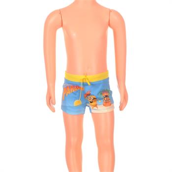 Sunset şortlu boxer erkek çocuk mayo - sarı