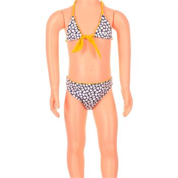 Dagi küçük üçgen kız çocuk bikini - lacivert