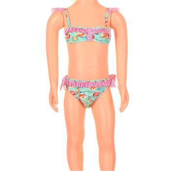 Dagi klasik kap kız çocuk bikini - mint yeşili