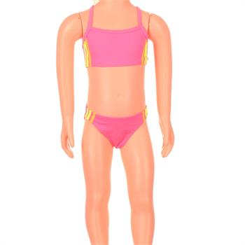 Sunset kız çocuk bikini - fosforlu pembe