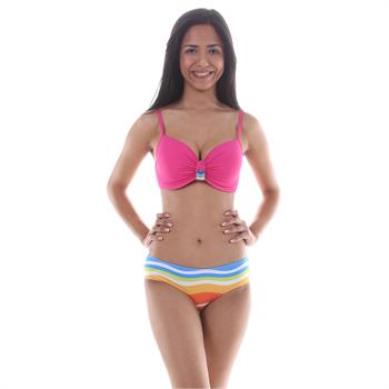 Argento balenli bikini - pembe