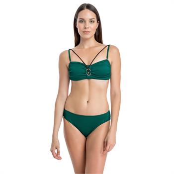 Dagi straplez bikini - yeşil