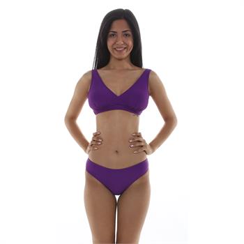 Estiva geniş üçgen toplayıcı bikini - mor