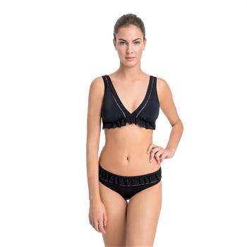 Dagi geniş üçgen bikini - siyah