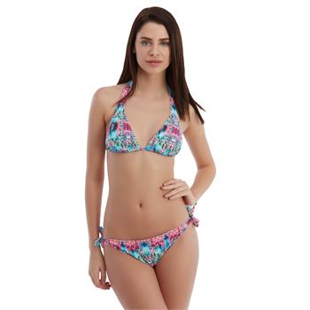 Sunset geniş üçgen bikini - turkuaz
