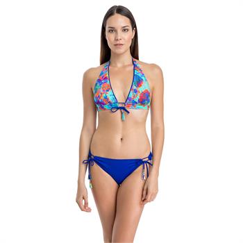 Dagi geniş üçgen bikini - mor