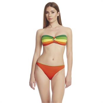 Dagi straplez bikini - turuncu