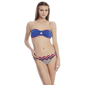 Dagi toplayıcı bikini - saks mavi