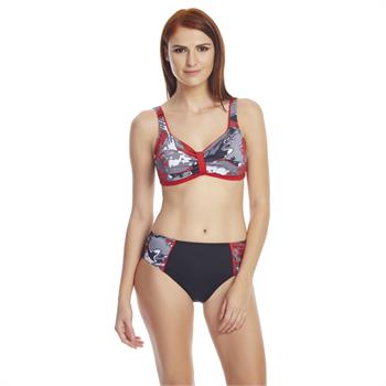 Dagi toplayıcı bikini - siyah