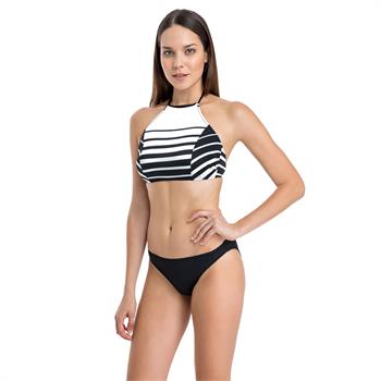 Dagi toplayıcı bikini - siyah