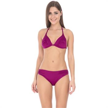 Dagi kaplı üçgen bikini - fuşya