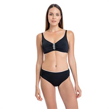 Dagi toplayıcı bikini - siyah
