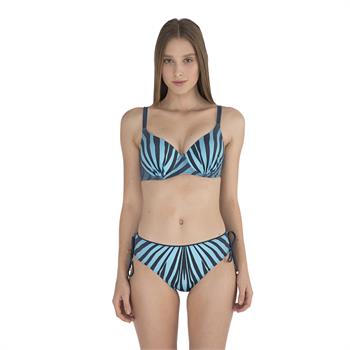 Sunset toplayıcı çıkabilen silikonlu bikini - siyah