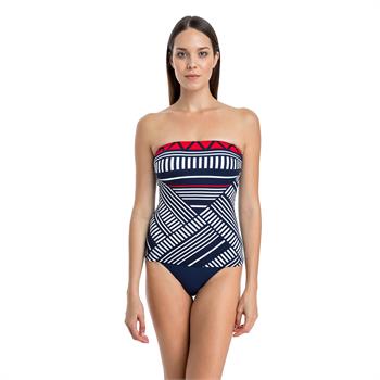 Dagi straplez tankini - lacivert