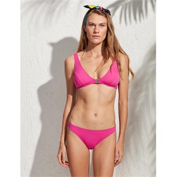 Pierre cardin geniş üçgen bikini - fuşya