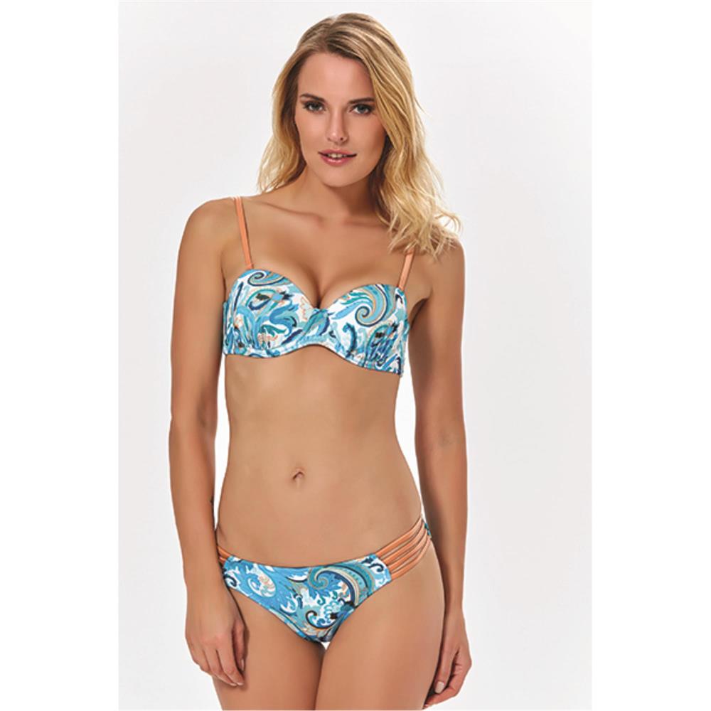 Argento straplez bikini