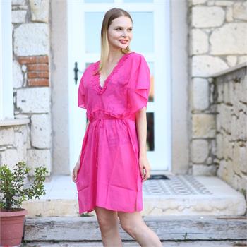Lev & end pamuklu tunik - pembe