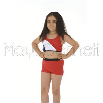 AZRA Yüzücü Şortlu Kız Çocuk Bikini
