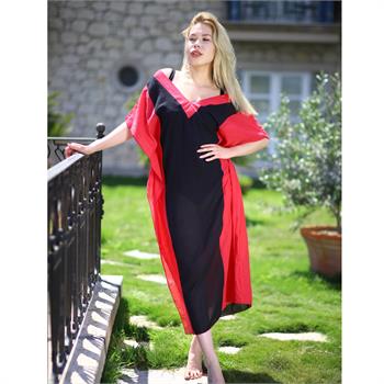 Troya pamuklu tunik - kahverengi
