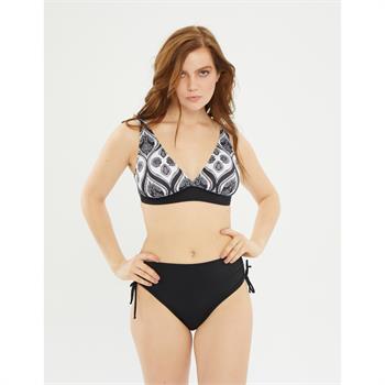 Aquella geniş üçgen toplayıcı bikini - siyah