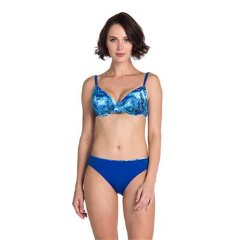 Dagi toplayıcı bikini - saks mavi