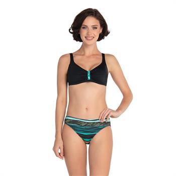 Dagi toplayıcı bikini - siyah