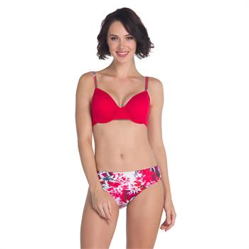 Dagi toplayıcı bikini - kırmızı