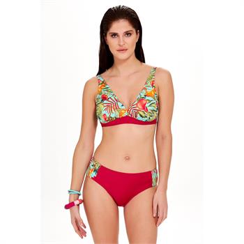 Argento geniş üçgen bikini - fuşya