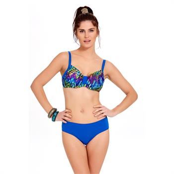 Argento balenli bikini - saks mavi