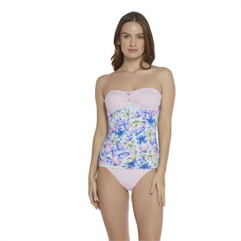Eros straplez tankini - pembe