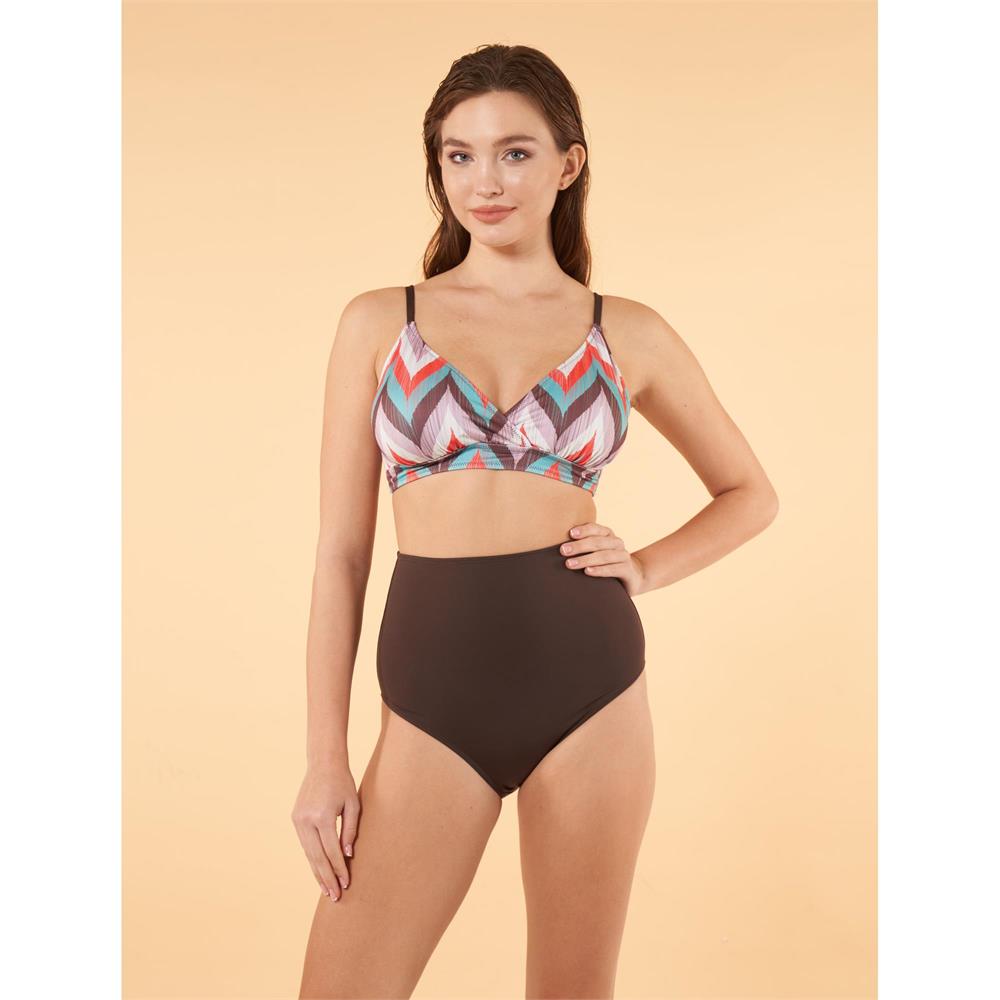 Estiva kruvaze toplayıcı retro bikini
