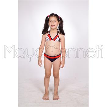 2014 DAGİ Küçük Üçgen Fırfırlı Kız Çocuk Bikini