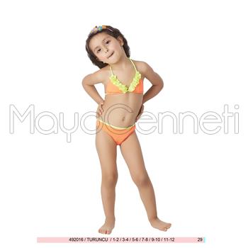 2014 SUNSET Küçük Üçgen Kız Çocuk Bikini
