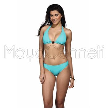 Argento geniş üçgen bikini - yeşil