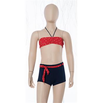 Sunsurf şortlu kız çocuk bikini - lacivert