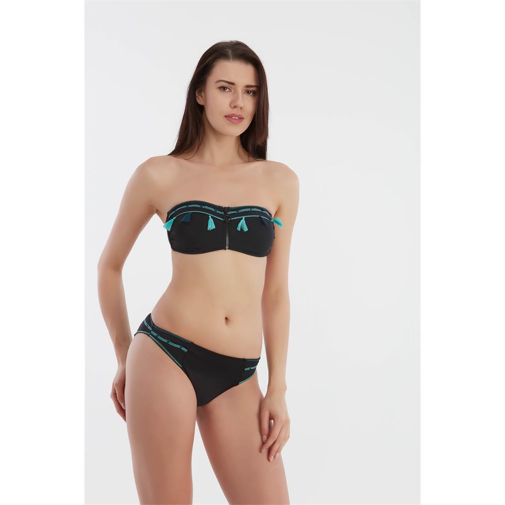 Sunset straplez bikini